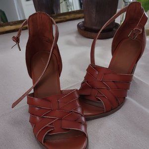 Universal Thread Addie Huarache Strappy Block Heel Sandal Sz 6